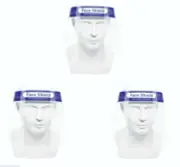 6X Safety Full Face Shield Clear Protector Anti-Splash Reusable Dental Medical