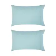 2 Pack 180 Thread Count Standard Pillowcases - Marine
