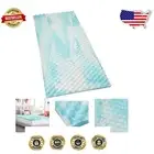 Cooling 2-Inch Convoluted Gel Memory Foam Mattress Topper, Twin XL - Blue Swirl