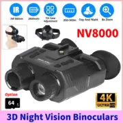 NV8000 3D Night Vision Binoculars Head Mount Infrared Digital Goggles Hunting