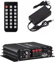 USB SD AUX Audio Power Amplifier 40W×2+68W 2.1 CH Stereo AMP Speaker Bluetooth 5.0 Amp Receiver