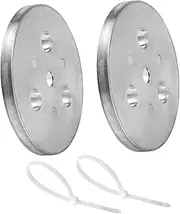 Nayciiy Zinc Anode Weight Plate with Plastic Ties Zinc Plate Into Your Skimmer Basket Skimmer Basket Zinc Anode Weight Anti Corrosion and Electrolysis (2)