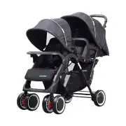 Twins Stroller Pram Double Pram Mamakiddies Tandem New Born Toddler Baby Jogger
