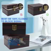 Car Key Keyless Signal Blocker Box Faraday Box Anti Theft Call RFID Single NEW