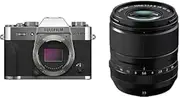 FujiFilm X-T30 II Mirrorless Digital Camera, Silver + XF33mm Lens