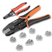 Crimping Tool Set 9 PCS - Ratcheting Wire Crimper - Crimping Tool Set 9PCS