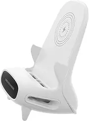 Wireless Charging Phone Stand Desk Phone Charger Bracket Nightstand Accessory Dual Orientation Office Table Bedside Mount