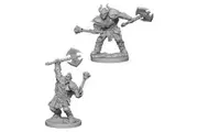 Pathfinder Deep Cuts: Unpainted Miniatures - Half-Orc Male Barbarian