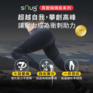 sNug 【全壓式強肌力壓縮褲】台灣金選獎 真壓縮機能系列 登山褲 不鐵腿 醫學大聯盟好評分享 跑步 重訓 登山適穿