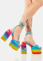 [AZALEA WANG] Roscoe Platform Heels