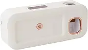UV Toothbrush Holder, Magnetic Toothbrush Holder, Wall Mounted Tooth Brush Sterilizer Cleaner, Automatic Toothpaste Squeezer Dispenser Smart UV Cleaner