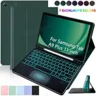 Backlit Touchpad Keyboard Case For Samsung Galaxy Tab S6 Lite S7 S8 S9 FE A8 A9+