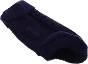 FUTUREORYY Warm Pet Sweater Soft Knitted Turtleneck for Small Dogs Fashionable Solid Design