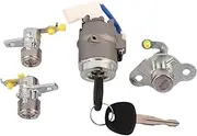 Car Ignition Lock Cylinder Barrels Door Lock for Accent 2006-2011 81905-1E000 81920-1EA00 Lock Cylinder Barrels with Key