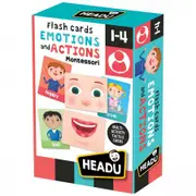 Montessori Flashcards - Emotions & Actions Study