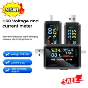 Digital Voltage Current Meter Power Capacity Tester USB Type-C Charger-Detect-US
