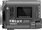 GUYOS YNLUX200 Bi-Color Handheld LED Video Light 200W High Power Photography Light 2600K-6500K Dimmable with COB Bead 12 Lighting Scene Effects 2.4G Wireless System Support BT Connection for Live