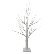 Northlight 24" Christmas Birch Twig Tree Outdoor Decoration White LED Lights