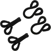 Black Covered Hooks & Eye Sewing Closure for Fur Coat Jackets Sewing Hooks fo...