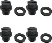 ZCZQC 4 Sets SPX1700FG Pool Pump Pipe Plug Drain Plugs with Gaskets Compatible with Hayward Pool Pumps - Exact Replacement Part Number SPX1700FG Super Pump PowerFlo and MaxFlo Series