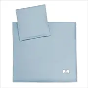 Julius Zöllner Denim Muslin Bed Linen, Size 80 x 80 cm and 35 x 40 cm, Baby Bedding, Tested for Harmful Substances