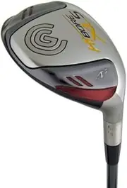 Cleveland HiBORE XLS Hybrid (Men's Left-Handed, 19 Degree Loft, Gold Stiff Shaft)