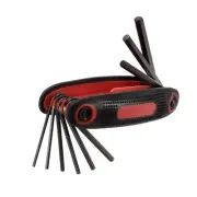 Folding Hex Key Wrench 5/64"-1/4" SAE 9 in 1 Portable Hex Key Wrenches Set