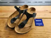 Birkenstock Gizeh | Black | Ladies 4 | Mens 2| EU 35| Regular Fit