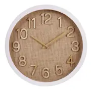 Amalfi Cunene Weave Wall Clock Brown 40x40x6cm