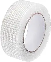 uxcell Drywall Joint Tape Self-Adhesive Fiberglass 1.8-inch x 82-feet Repair Patch Wall Hole Crack Mesh Size 3.5mm