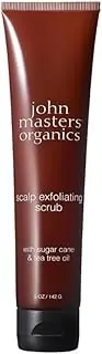 JMO Scalp Scrub with Sugar Cane & Tea Tree Oil - 142 Grams, Exfoliating Dry Scalp Treatment for Dry & Flaky Scalp