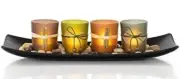 Vintage VP Home Decorative Votive Candle Set Flameless Candlescape LED Lights