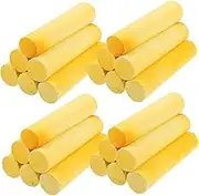 Kisangel 40pcs Jumbo Sidewalk Chalk for Washable Chalk for Outdoor Drawing Creative Play for Sidewalks and Blackboards