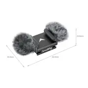 SmallRig Furry Windscreen with Cold Shoe Adapter for Nikon Z 30 3859