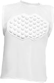 [Oshhni] Basketball Chest Protector Vest Kids Compression Vest Quick Drying Protective Shirt Protection for Rugby Baseball Training