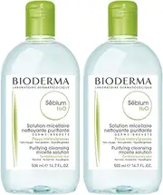 Bioderma - Sébium H2O - Micellar Water - Facial Cleanser and Makeup Remover - Face Cleanser for Combination to Oily Skin