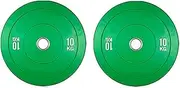 HCE Olympic Bumper Barbell Weight Plates High-Quality Rubber Bumper Plates with Steel Hub - Bodybuilding, Strength Training, Weightlifting, Crossfit Fitness Gym Equipment