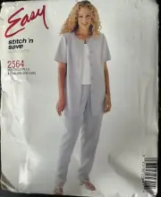 McCall's stitch 'n save pattern 2564 Women's Jacket & Pants size 18W - 24W uncut