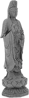 Small Buddha Statue Garden Buddha Figurine for Home Office Desktop Elegant Retro Decor