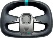 GoKart Steering Wheel Compatible with Segway Ninebot Go Kart Kit/GoKart PRO/GoKart PRO2 Refit Electric Kart Replacements Original Accessories (Black for Gokart Pro2)