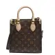 【Louis Vuitton 路易威登】M45847經典SAC PLAT BB系列Monogram帆布手提/斜背包