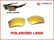 LINEGEAR UV420 24K Gold - Polarized Lens for Oakley Flak Jacket [FJ-24K-POLA]