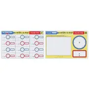 Melissa & Doug Write-A-Mat Telling Time