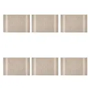 6x Maxwell and Williams Table Accents Linen Look Placemat 45x30cm - Cream