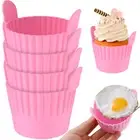 4Pcs Air Fryer Egg Poacher Cups Non-Stick Egg Poaching Cups Silicone Ramekins༒
