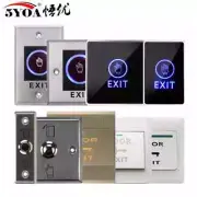 Door Exit Push Button Release Switch Opener LED light For Door Access Control
