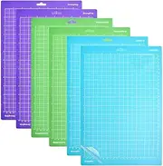 Binxind 6 Pack Cutting Mat for Joy Xtra, 8.5x12in Adhesive Cutting Mats for Craft, 2 Light Grip, 2 Standard Grip, 2 Strong Grip