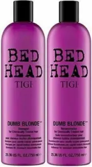TIGI Bed Head Dumb Blonde Shampoo and Reconstructor 25.36 oz Set