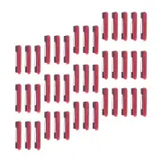 60 Pcs Plastic Id Badges Name Tag Pin Backs Blank Name Tag Brooch Pin Backs