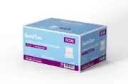 Sunnycare Clamshell MFPP Hinged Container Disposable 9X6, 1 COMPT, White, 150ct